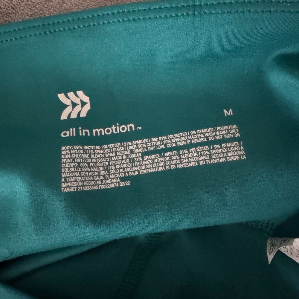 All in Motion Teal Women Pants - Picture 4 of 4